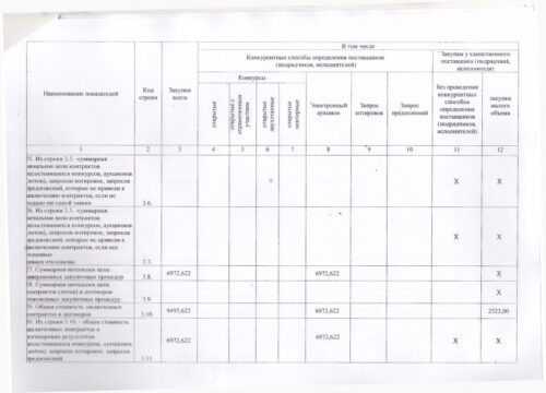 Отчеты по госзакупкам